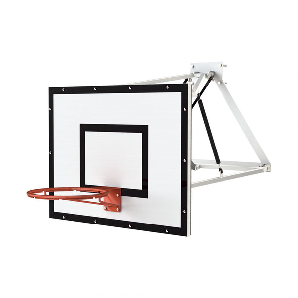Height Adjustable Wall-mounted Basketball Backboard with gas spring