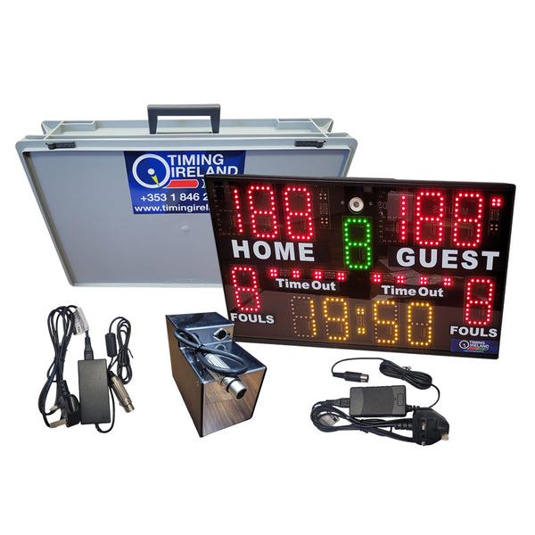 TIM-MX Tabletop Scoreboard With Carry Case & Battery Pack