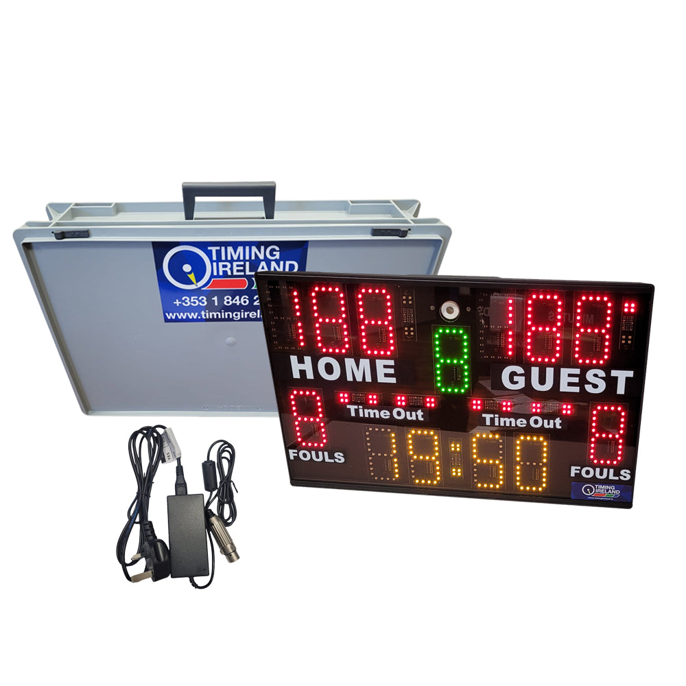 TIMMX Tabletop Scoreboard With Carry Case Timing Ireland