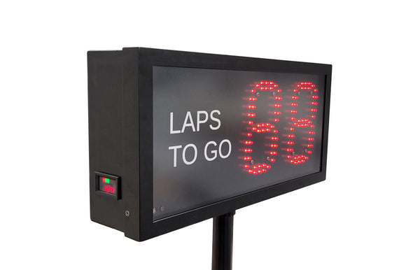 Digital LED Lap Counter Display for Track & Field (15cm Digits Single Sided)