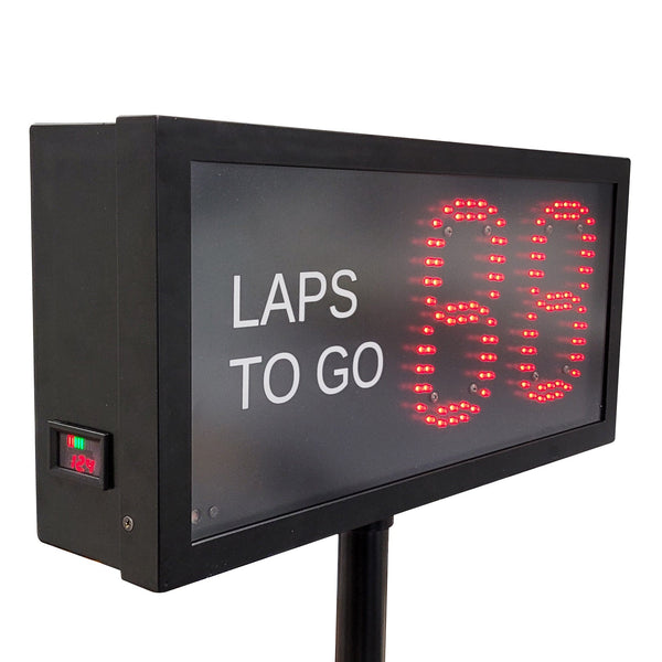 Digital LED Lap Counter Display for Track & Field (15cm Digits Single Sided)