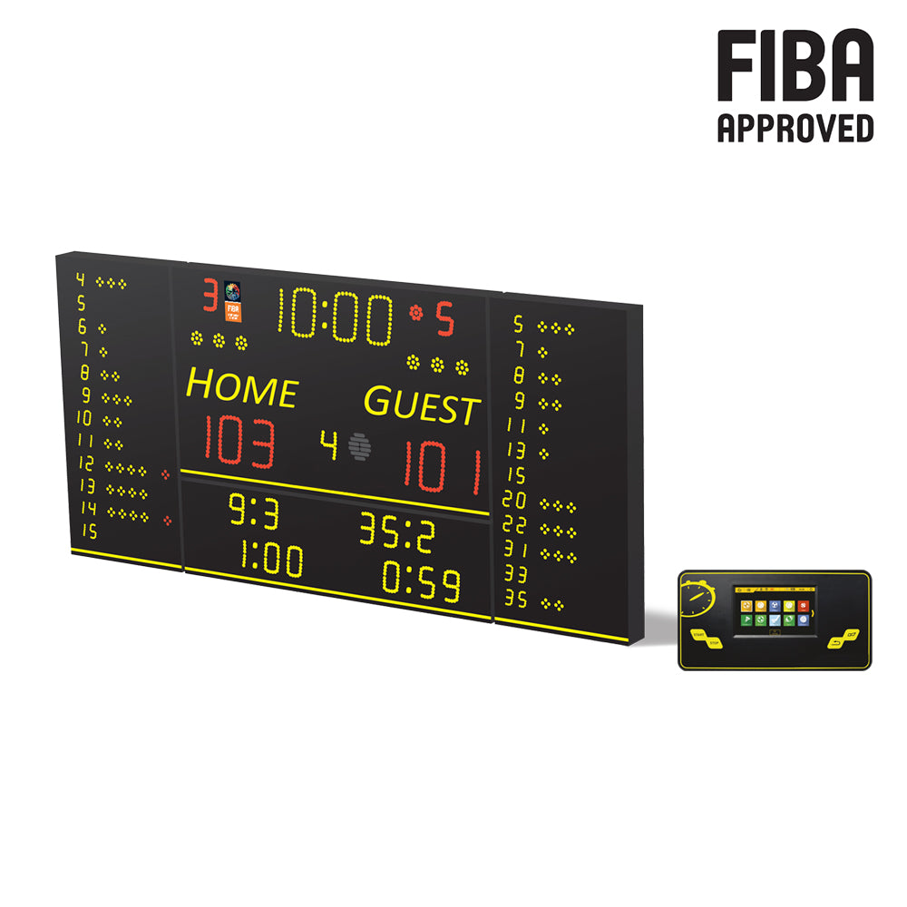 Scoreboard Dimensions Basketball Scoreboards & Shot Clocks – Timing Ireland