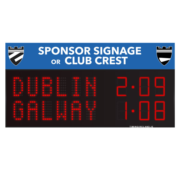 FG-6 GAA Scoreboard (6 Letters / Team Name)