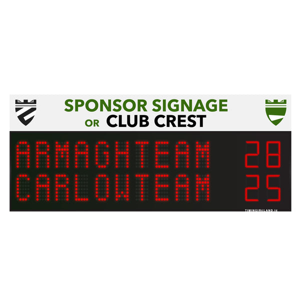 RG-10 Rugby Scoreboard (10 Letters / Team Name)